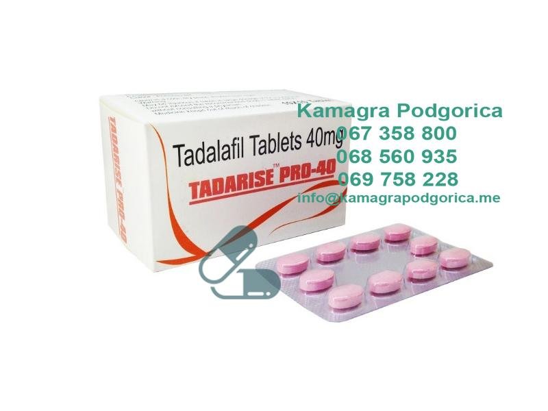 Tadarise Pro 40 mg Tadalafil Tablete