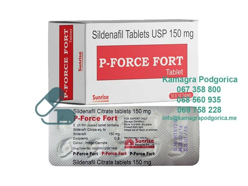 P Force Fort Sildenafil Citrate Tabletes