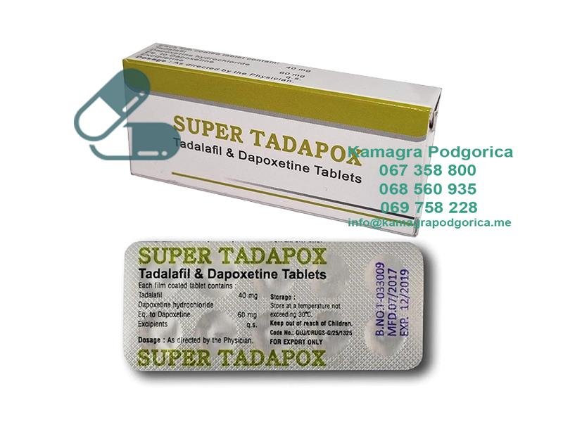 Super Tapadox Tadalafil Dapoxetine Tablete